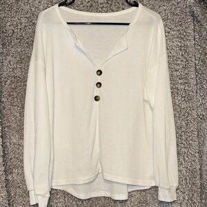 Shein V-Neck Shirt